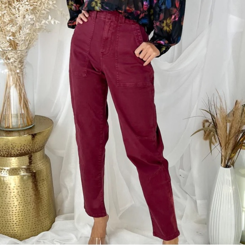 Pistola Pamela High Rise Straight Trouser Pants